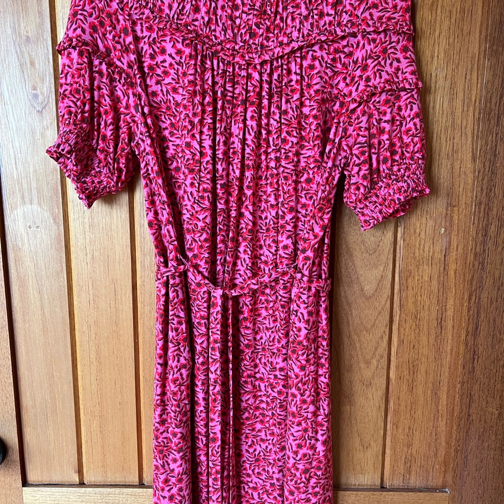 Boden NWOT Pink and Red Floral Dress